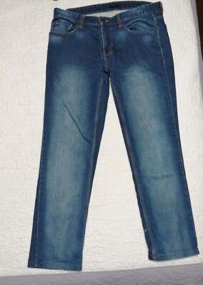 Blaue Slim Fit Jeans Baumwolle Elasthan Gr.42 Kiabi (4505027)