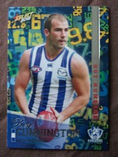 Tarjetas Select Footy Stars AFL 2016 números calientes canguros Ben Cunnington HN90