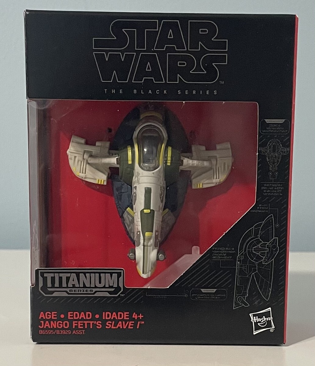 Star Wars JANGO FETT'S SLAVE I BLACK SERIES 27 Titanium 3