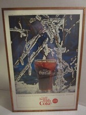 Harvey’s Wallhangers Coca -Cola 1964 Icicles Sign 10”x7” Made in USA Vintage