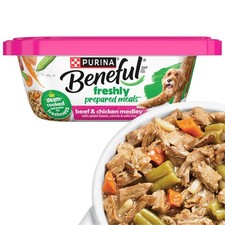 Fresh Dog Food Beef Chicken Medley with Green Beans Carrots Wild Rice 10 oz