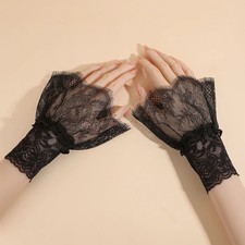 Decorative Lace Cuffs With Hollow Lace Detachable Cuffs For Women Lightweight La