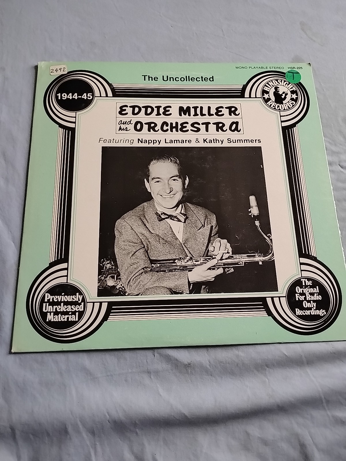 LP:  Eddie Miller and His Orch., feat. Nappy Lamare  & Kathy Summers