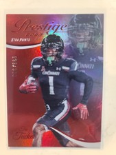 2023 Panini Prestige Xtra Points Tre Tucker Red /399 Rookie Card Raiders. rookie card picture