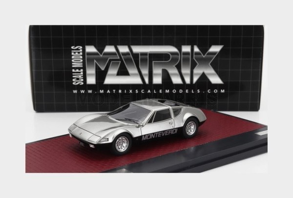 Matrix Scale Models MX41308-032 Monteverdi - Hai 450 GTS 1973 - Silver Black - 1-image