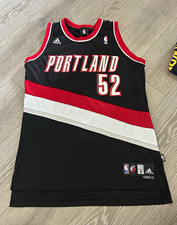 adidas Portland Trail Blazers Greg Oden #52 NBA Basketball Jersey Black M