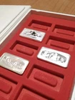 3 Franklin Mint Christmas Ingot 1971 74 76 The Snowman Reindeer Sterling Silver