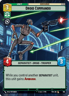 Droid Commando - HYPERSPACE - Twilight of the Republic - Star Wars Unlimited