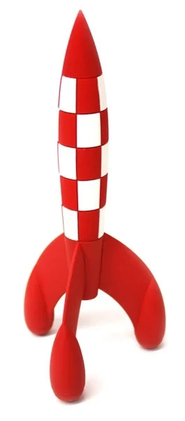 Tim e Struppi Razzo Lunare Tintin 42615 - 17 cm