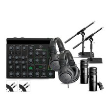 Mackie MobileMix Content Creator Bundle w/AT2040 Microphones/ATH-M20X Headphones