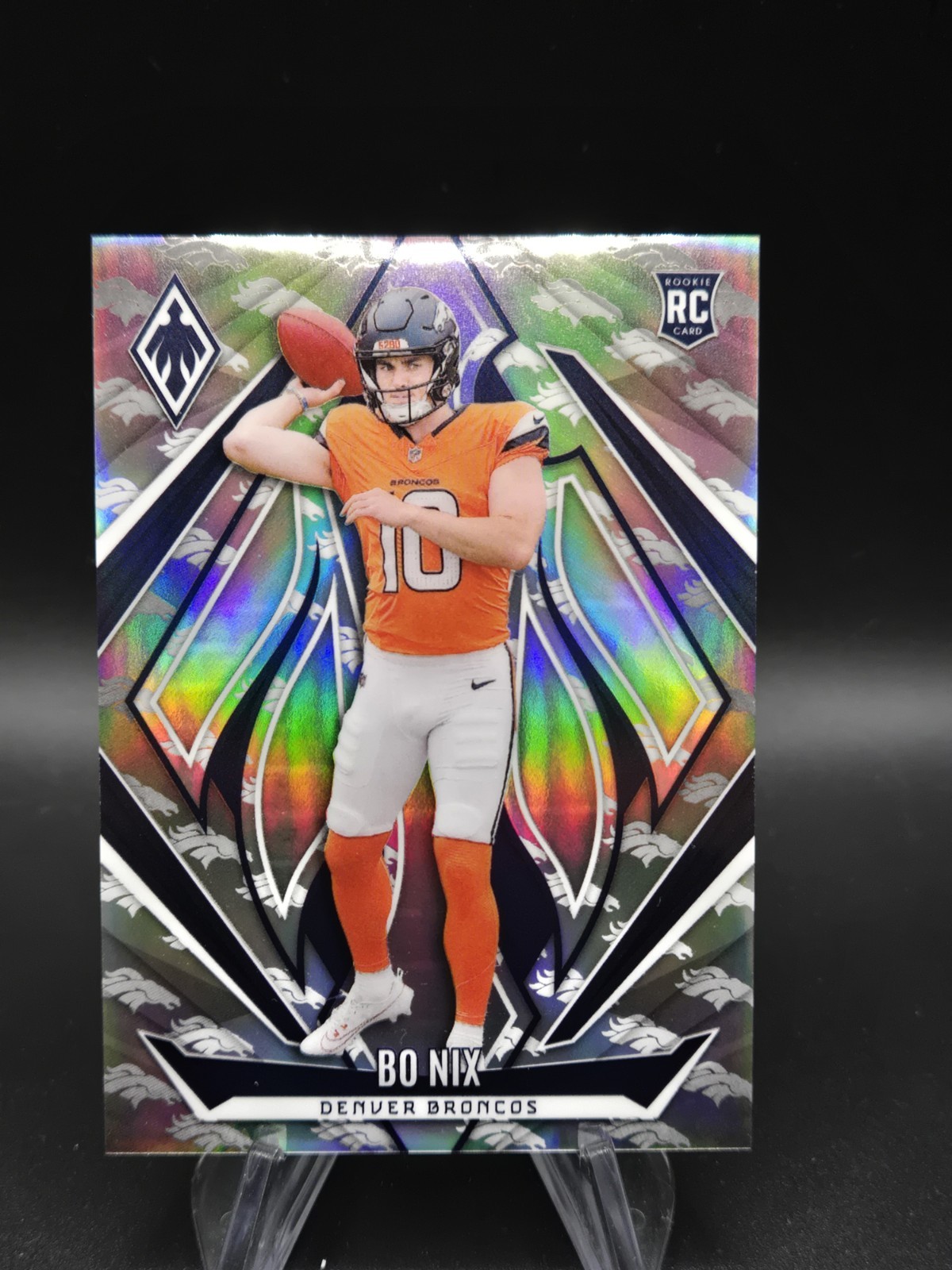 Bo Nix RC 2024 Phoenix Team Logo Rookie Card #'d /299 Broncos - #159