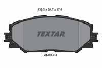 Textar Bremsbelagsatz, Scheibenbremse Vorderachse U.A. FüR Lexus, Subaru, Toyota