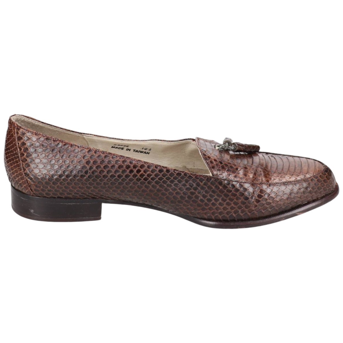 Stacy Adams Snake Print Python Pattern Tassel Loa… - image 6