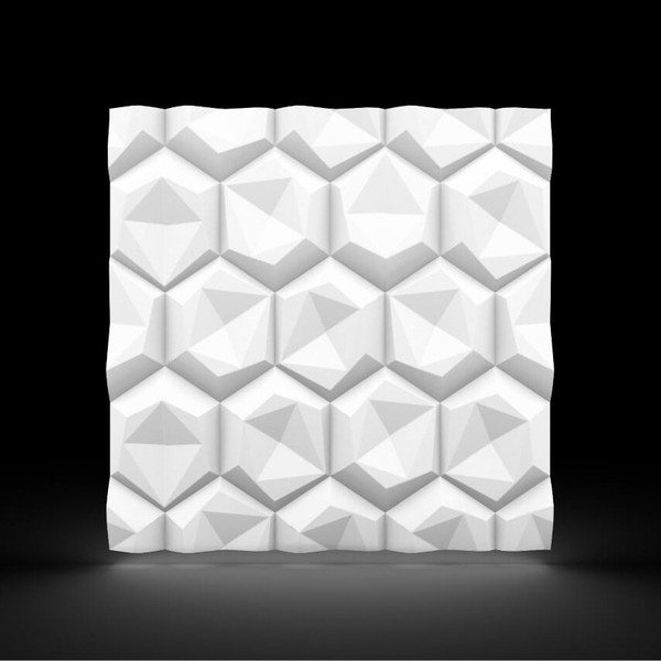 Wandverkleidung Verblendsteine Klinkeroptik Wandpaneele Styropor Hexagon-image