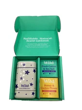 Emma Bridgewater Star Deodorant Case + 2 Refills (1.4 oz) New +Box! LIMITED edt.