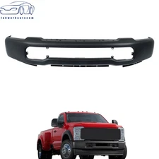 Steel Front Bumper For Ford F250 F350 2023-2025 W/o Fog Holes And Sensor Holes