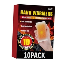 Hand Warmers Disposable - Up to 10 Hours of Heat - Super Long Lasting 10 Packs