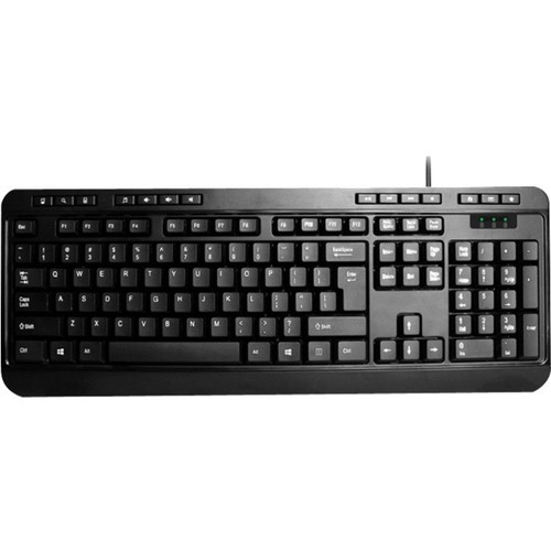 Adesso Spill-Resistant Multimedia Desktop Keyboard (USB) (AKB132UB) - Picture 8 of 11