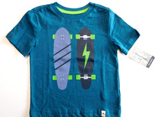 Tommy Bahama Boy's T-Shirt Multicolor SIZE XS/4 Skateboards Short Sleeve NEW