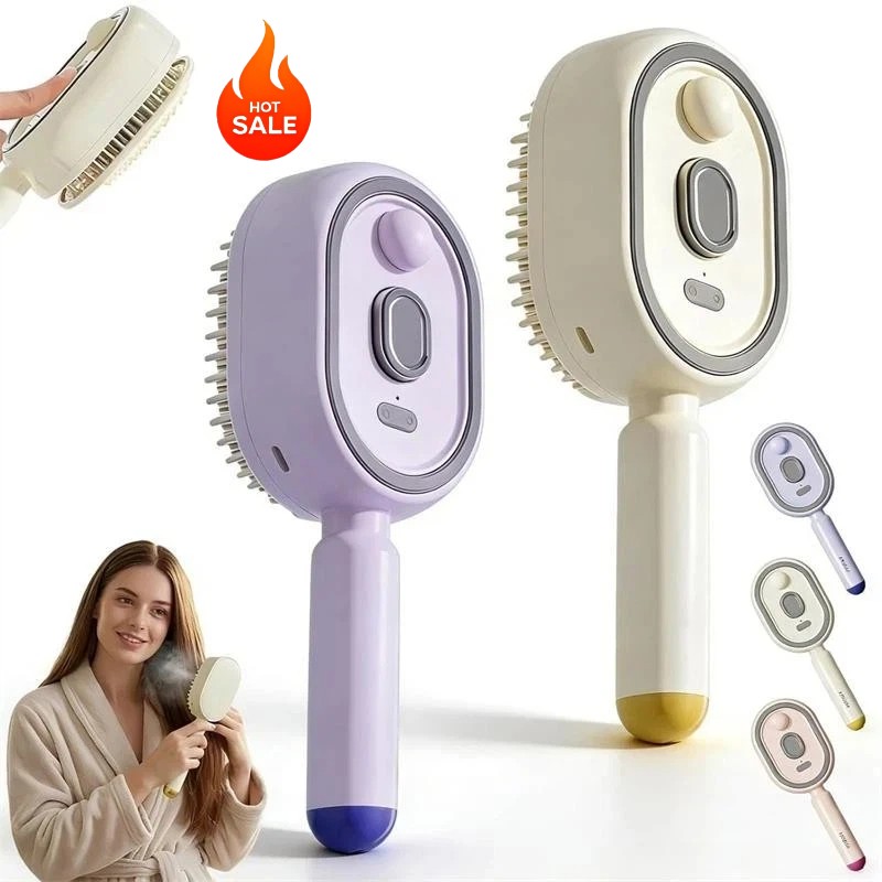 2026 New Electric Steam Brush, Electric Steam Brushs for Hair, Rechargeable US