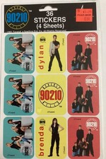 Bevery Hills 90210 Stickers Luke Perry Shannon Doherty Tori brenda dylan brandon
