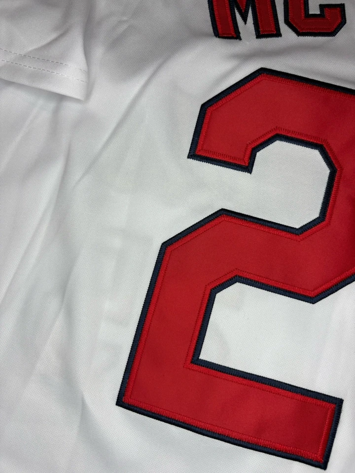 Mark McGwire Majestic St. Louis Cardinals Home White Jersey Men's Size Large - Image 3 of 3