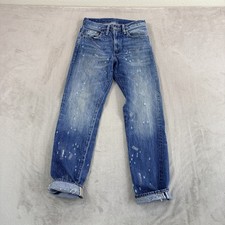 Levis 501Z XX Selvedge Denim LVC 1954 Big E Jeans Blue Men 27x30 Tag 28 