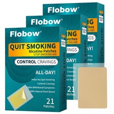 3 Boxes Quit Smoking Nicotine Patches, Stop Smoking Aids Patches, 63 Patches