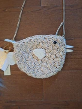 Viral TikTok Puffer Fish Crossbody Mini Raffia - Limited Edition - TJMaxx ~ NWT