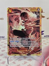 One Piece TCG Portgas D Ace OP16-118 Secret Rare The Time Of Battle Alt SEC Art