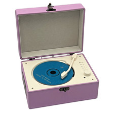 CD Player Portable Bluetooth, Pink Retro CD Player Tested Worrks