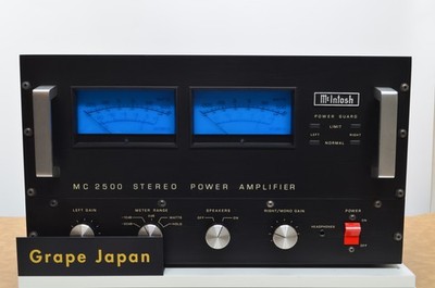 McIntosh MC2500 Power Amplifier 500W Autoformer 120V Excellent Condition Working