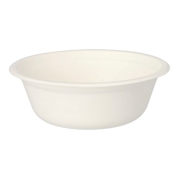 "Papstar Zuckerrohr-Schale \"Pure\", Rund, 500 Ml, Weiß 1 Bis 60 Stk Spare Bis 64%"-image