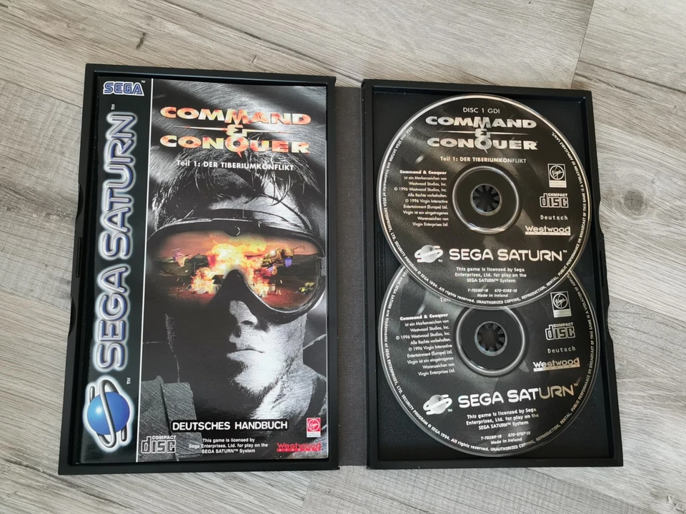 2 CD ROM SEGA SATURN COMMAND & CONQUER Teil 1 mit Beschreibung  im OVP - Bild 4 von 4