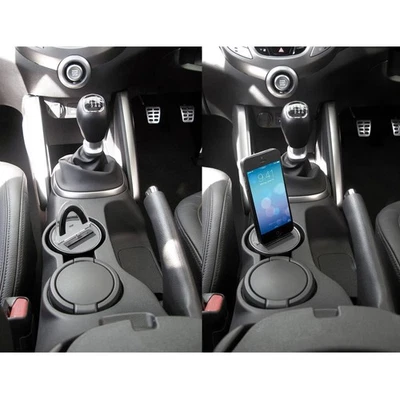 Techlink Recharge iPhone Cup Holder Car Charger Dock AUX for iPhone 7 8 X XS 11 - Image 1 of 4