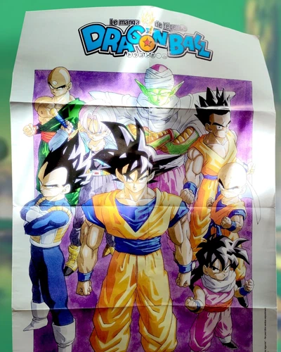 Grand poster Hachette Dragon Ball Z DBZ 88cms x cms the Legend of Manga