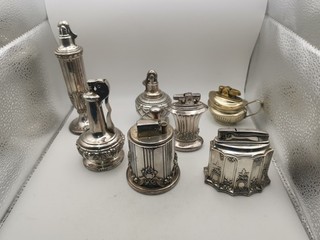 Vintage Table Lighters Ronson Touch Tip Gloria Colonial Decanter Juno