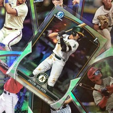 2023 Bowman Draft MLB DEVIN SALTIBAN 1st Bowman Chrome Base Lunar Glow #2