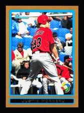 2009 Bowman Draft Picks & Prospects #BDPW25 Justin Morneau WBC Prospects Gold