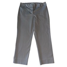Talbots Signature Cropped Pants Women  s Size 8 Pockets 2 Way Stretch