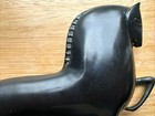 VINTAGE ART DECO ETRUSION METAL HORSE STALLION ON ACRYLIC BASE LOVET-LORSKI Era — photo 9