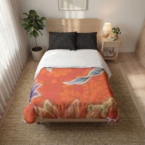 BED COVER TWIN-SINGLE QUEEN ASIAN BLACK LEOPARD  - Foto 1 di 3