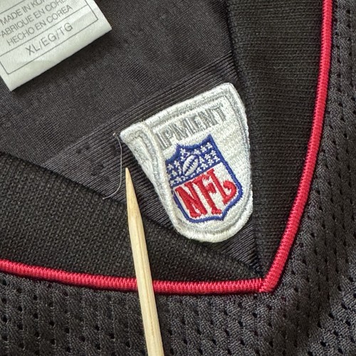 Vintage Reebok Atlanta Falcons Michael Vick NFL Football Jersey Size XL Black - Picture 8 of 9