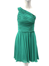 H by Halston Women's Green Flowy One Shoulder Dress Size 4
