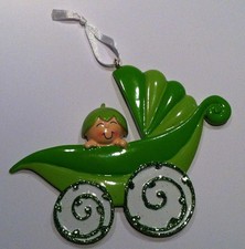 Peapod Carriage 1 2 3 4 Personalized Christmas Ornament Kit