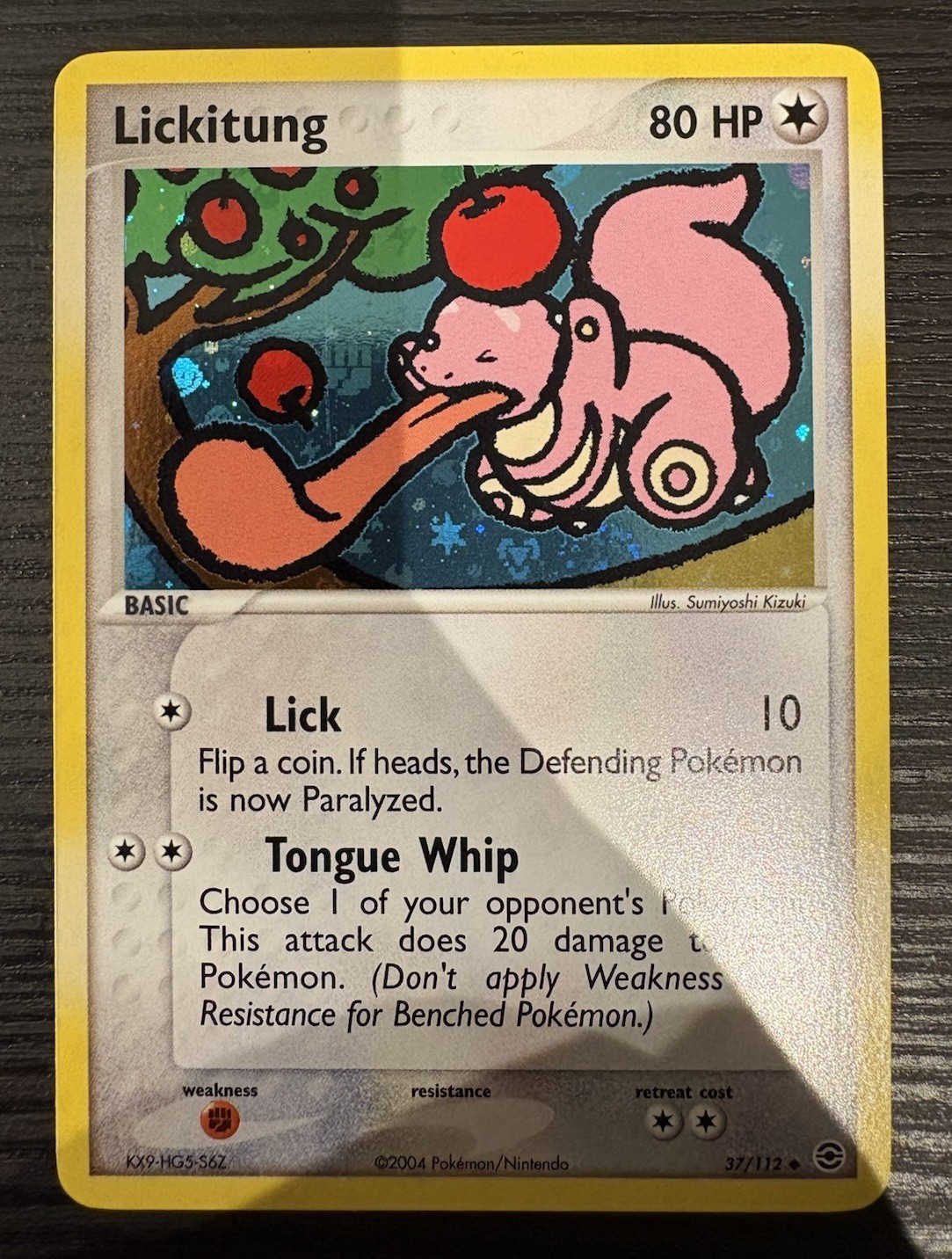 Lickitung 37/112 Pokemon FireRed & LeafGreen Reverse Holo NM-VLP