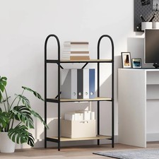 Image of WALPLUS Bookshelf Sonoma Oak 60x30x109 cm Engineered Wood Storage Unit