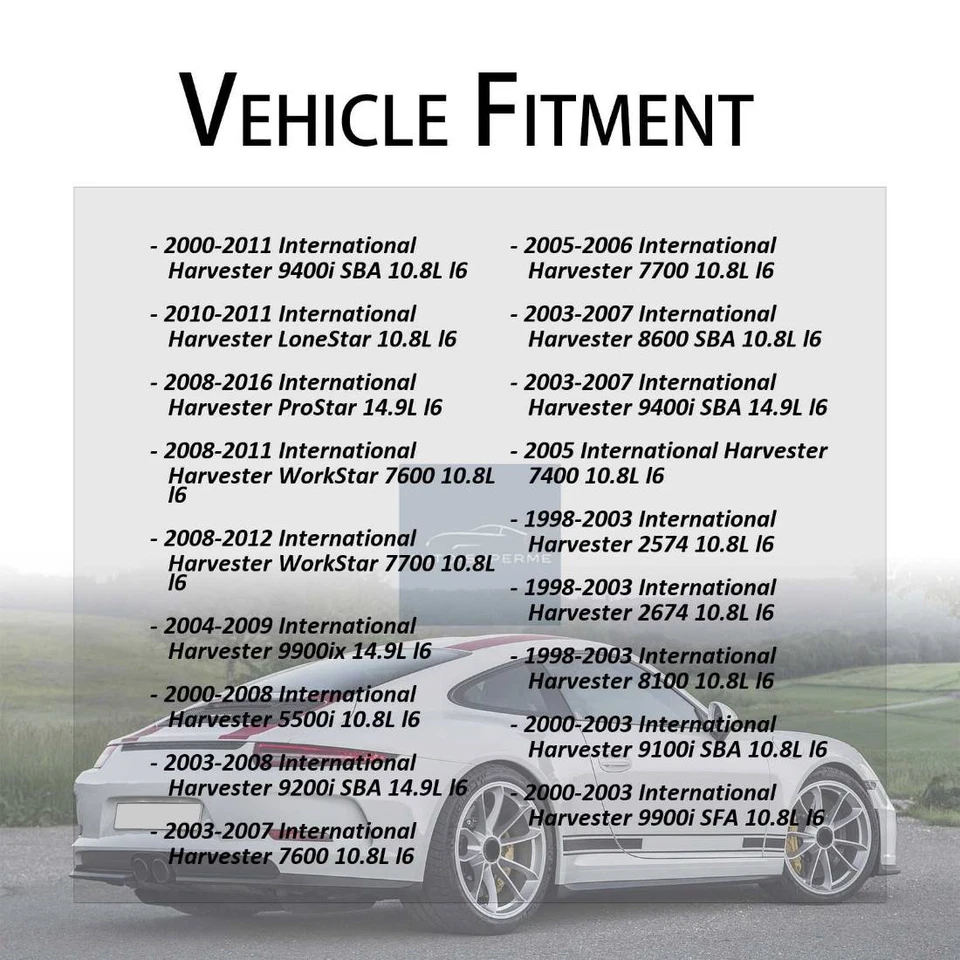 Termostato de refrigerante de motor para International Harvester 7400 2005 10,8 L Foto 3 de 4