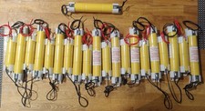 6v 4Ah Ni-Cad 5 Cell D type Emergency Lighting Batteries Rechargeable x10