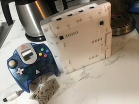 💙 SEGA Dreamcast HKT 3020 Home Console  🌟 Clear white 💙 ✨ ❤️✨ ❤️see Thru